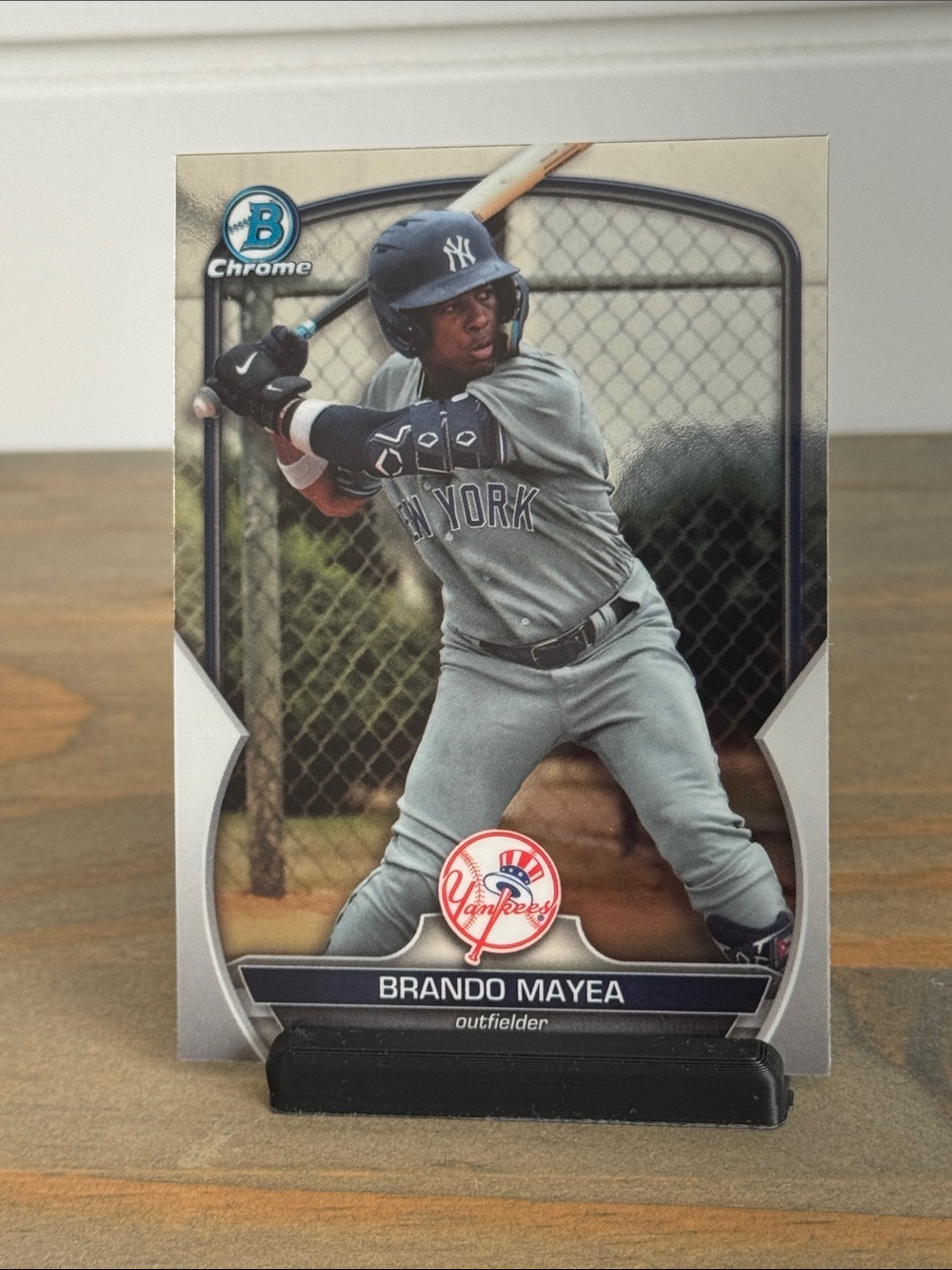 Topps | Bowman Draft Chrome #BDC-66: New York Yankees: Brando Mayea - Card